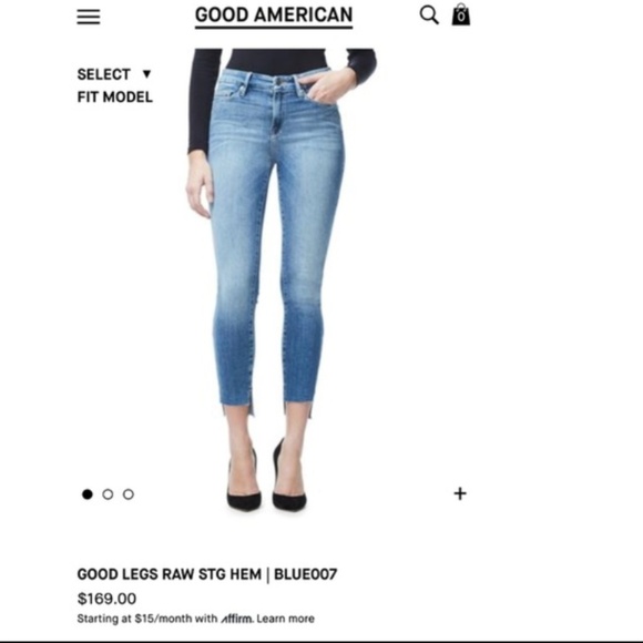 good american size 15